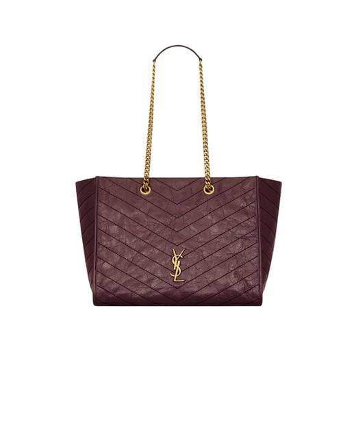 Saint Laurent Purple Niki Shopping
