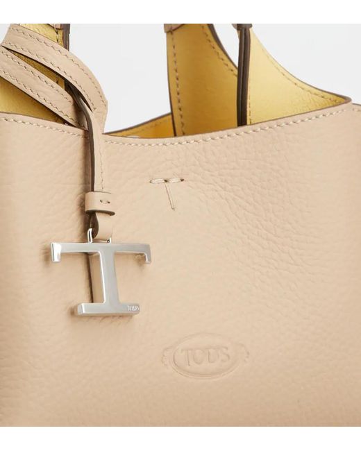Tod's Natural Pendant Top-Handle Mini Bag