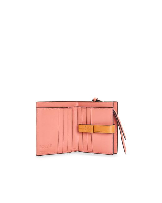 Loewe White Compact Zip Wallet