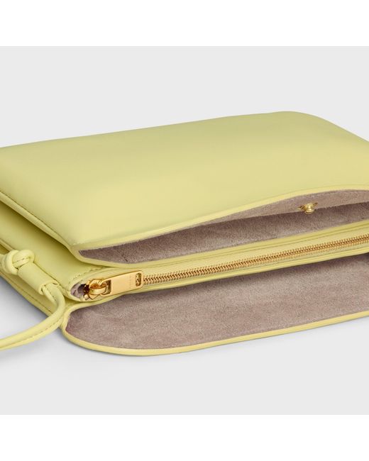Céline Yellow Trio Flap