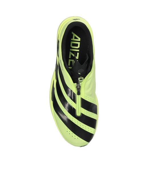 Adidas Yellow Round-Toe Sneakers for men