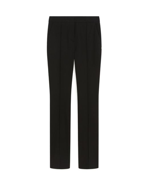 Sportmax Slim-Fit Low-Rise Trousers in Black | Lyst