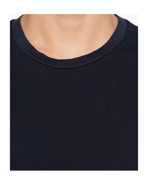 Roberto Collina Blue Short-Sleeved T-Shirt for men
