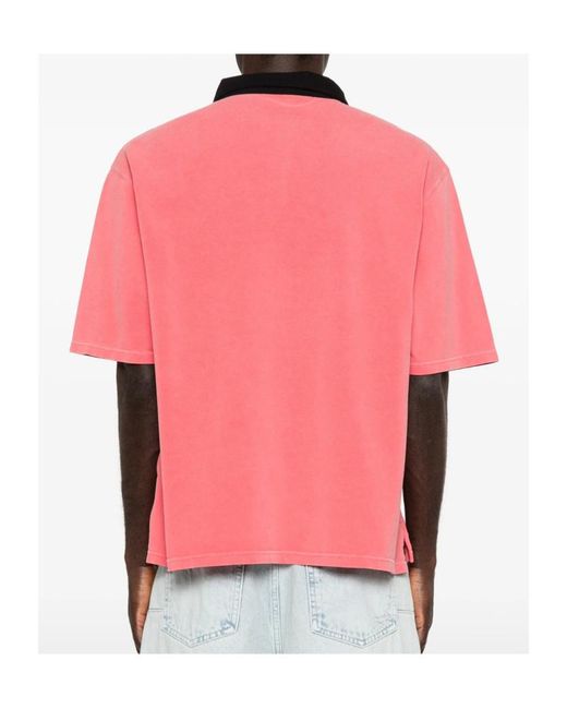 Martine Rose Logo Embroidered Polo Shirt for men
