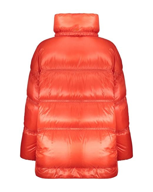 Herno Red Short Down Jacket