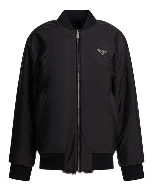 Prada Black Zip-Throughs