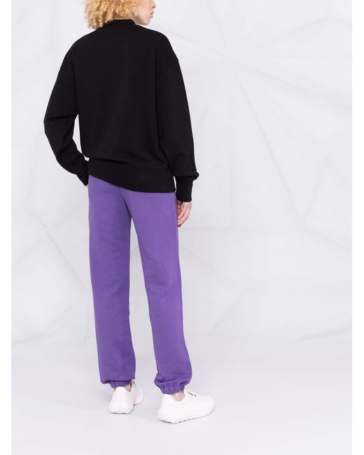 MSGM Black Logo-Print Sweatshirt