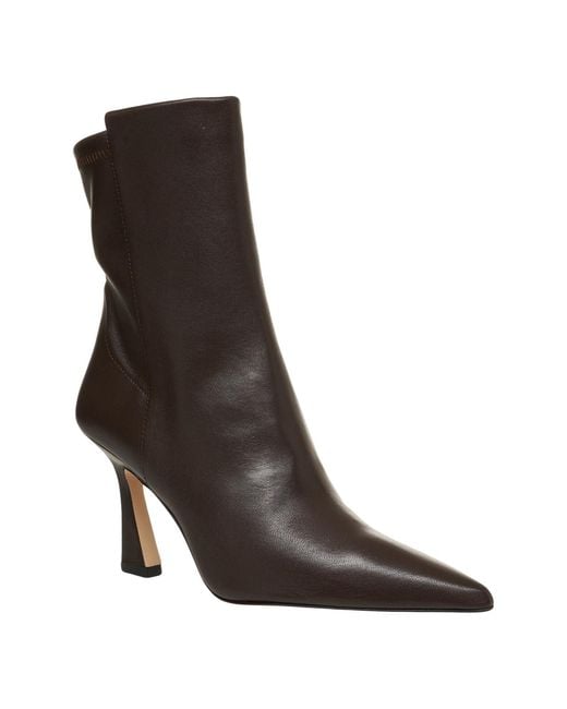 Stuart Weitzman Brown Pointed Ankle Boots