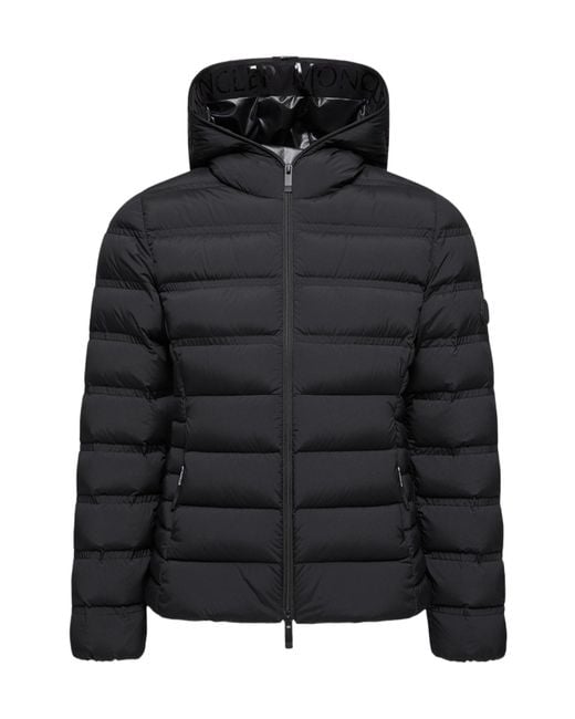 Moncler Black Alete Hooded Short Down Jacket