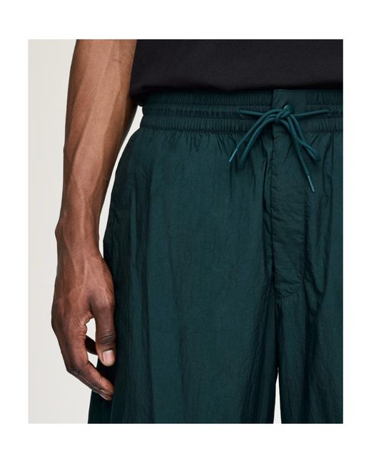 Y-3 Green Drawstring Track Pants for men