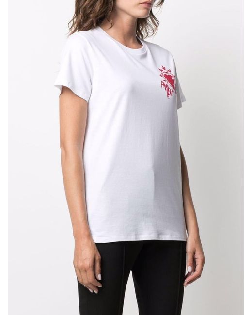 McQueen White Logo Print T-Shirt