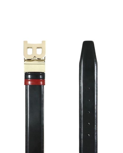 Bally White Belt With Logo Buckle for men