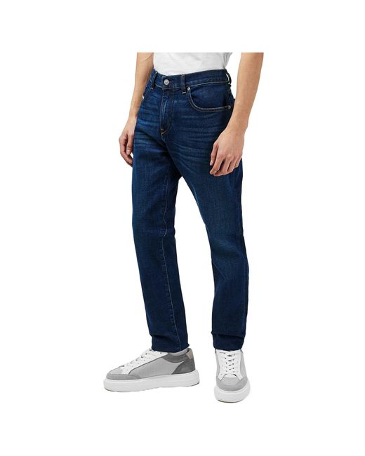 DIESEL Blue Stretch Jeans for men
