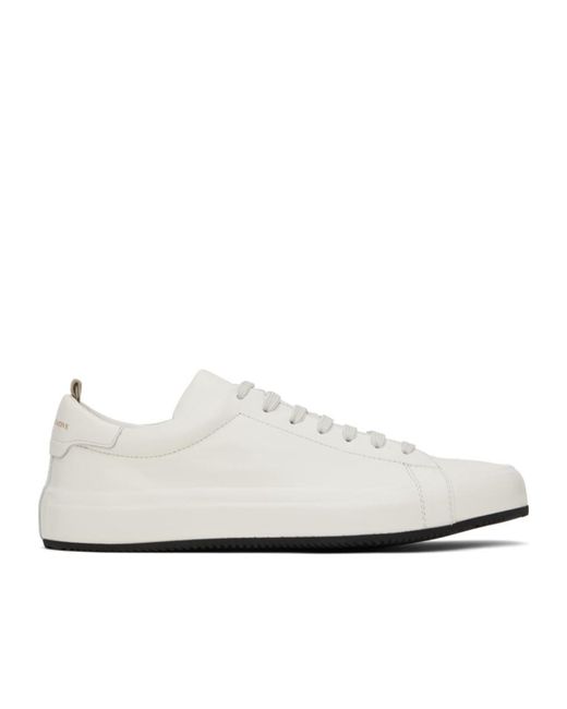 Officine Creative White Easy Low Top Sneakers for men