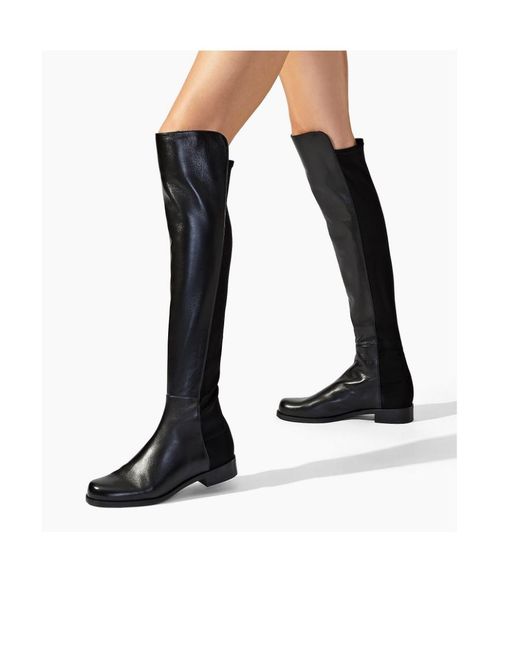 Stuart Weitzman Black 5050 Knee-Length Boots