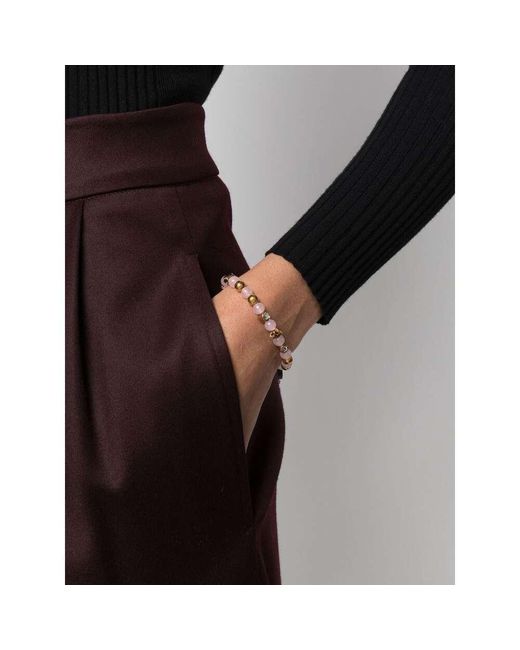 McQueen Metallic Skull-Charm Embellished Bracelet