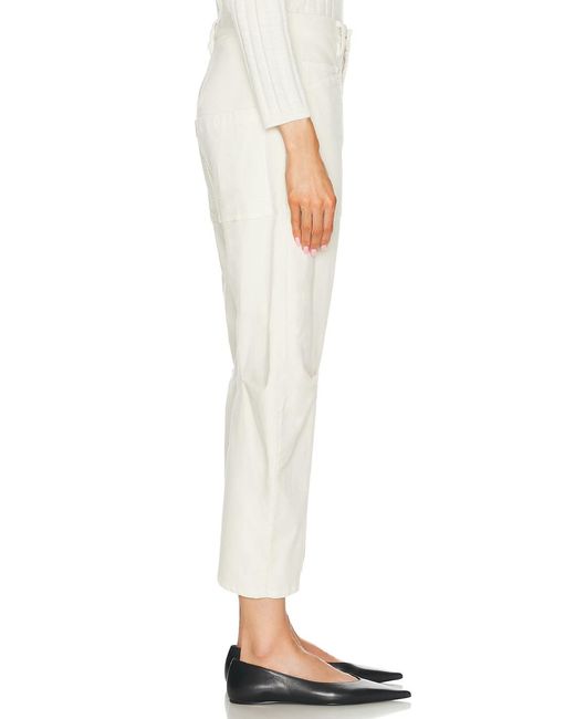 Nili Lotan White Casual Trousers With Belt Loops