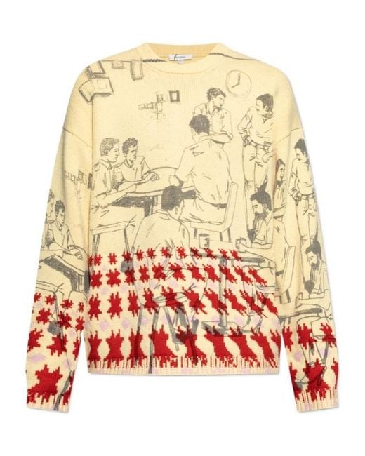 J.W. Anderson Multicolor Jw Anderson Print Jacquard Jumper for men