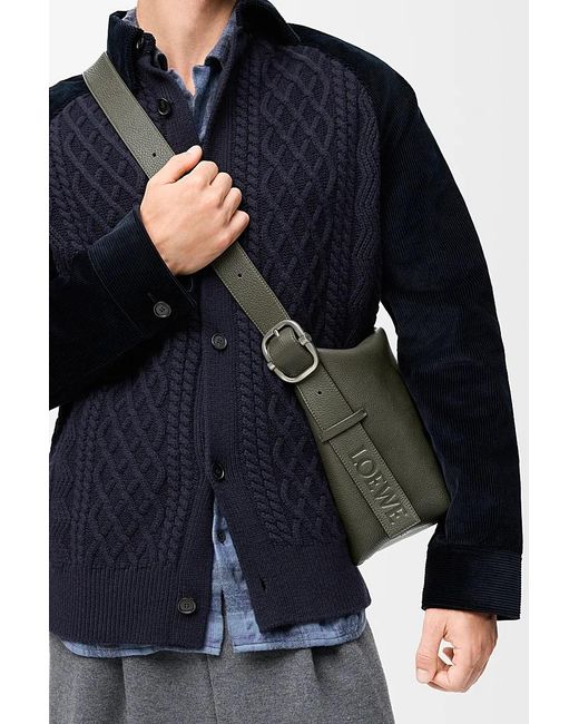 Loewe Metallic Loop Hobo Bag for men