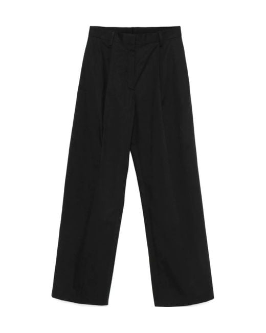 Dries Van Noten Black Belt Loops Slacks