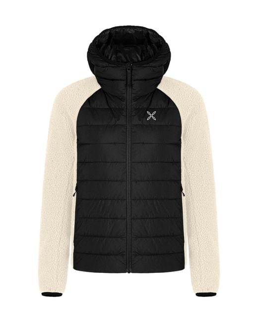 Montura Black Quilted Fleece-Texture Jacket