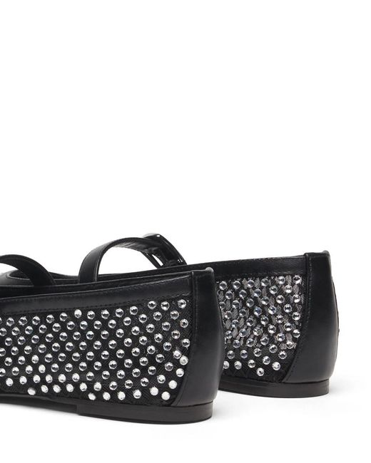Stuart Weitzman Black Bareitall Shine Mary Jane