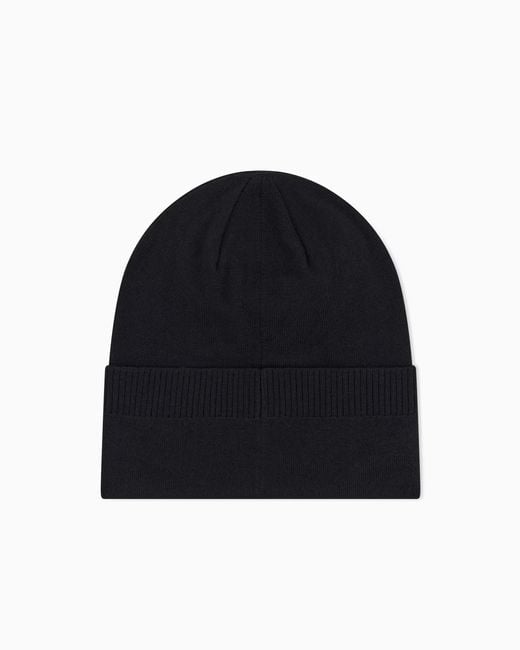 ARMANI EXCHANGE Blue Cuffed Hat