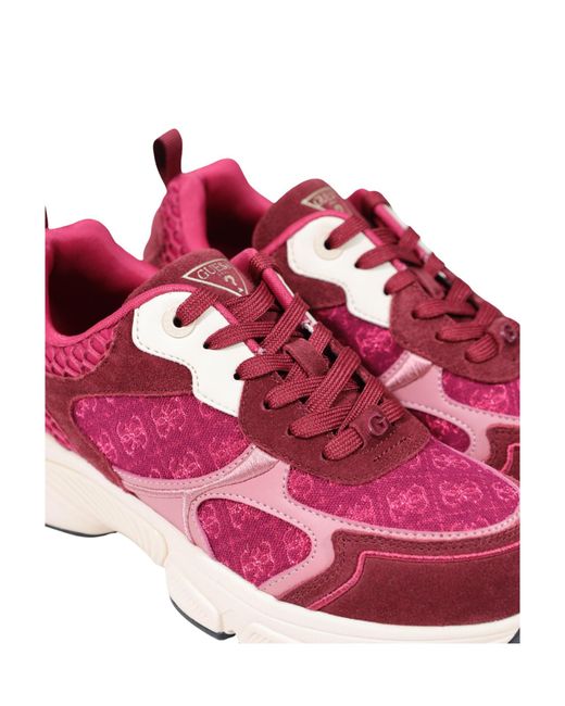 Guess Pink Indye2 Fltid2 Fab12 Sneakers