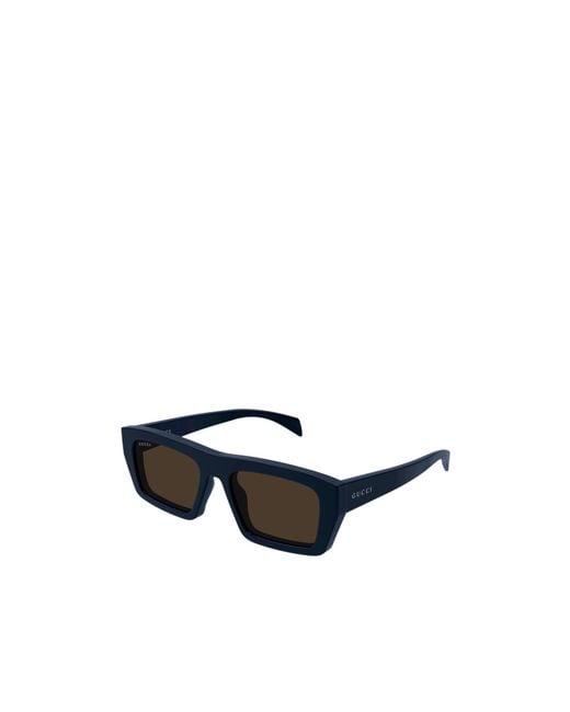 Gucci Black Eyewear Rectangular Frame Sunglasses for men