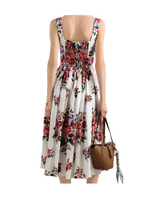 Dolce & Gabbana White Midi Dresses