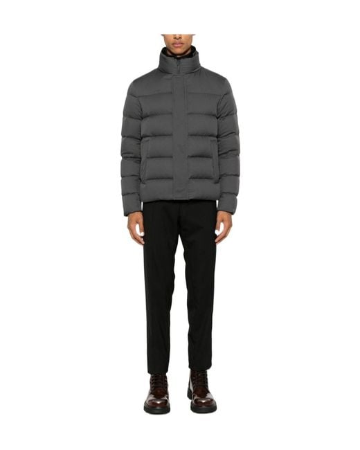 Herno Gray Down Jackets for men