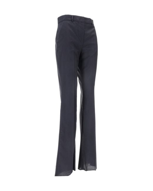 Vivetta Blue Press-Crease Trousers