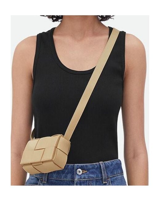 Bottega Veneta Natural Intrecciato Leather Mini Bag