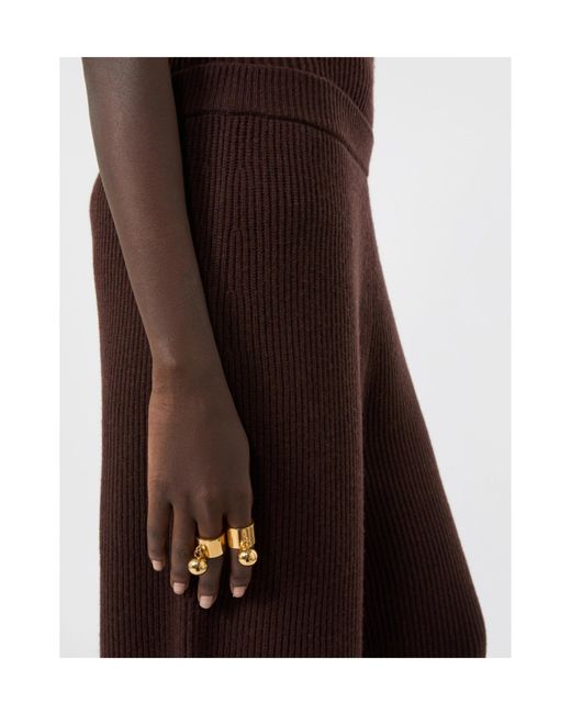 Sportmax Brown Elastic Waist Casual Pants