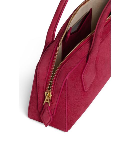 Alaïa Red Alaïa Teckel Zipped Clutch Bag