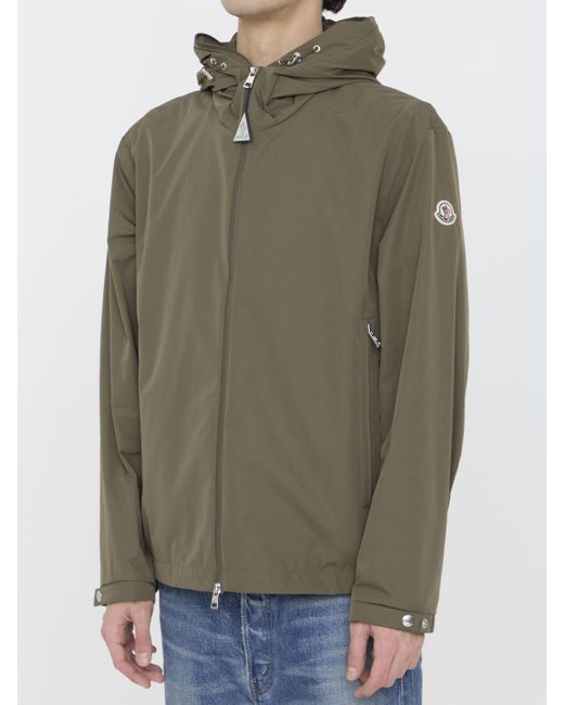 Moncler Black Traversier Hooded Jacket for men