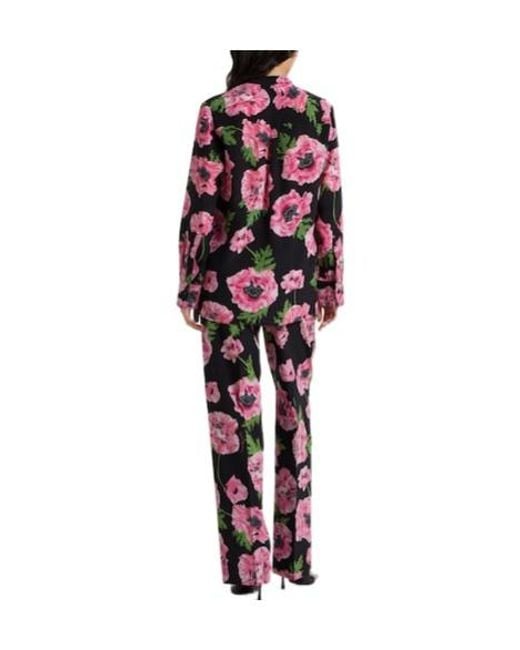 Stella McCartney Pink Floral Silk Shirt