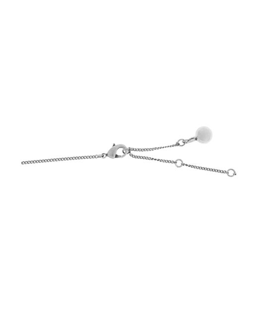 Lemaire White Cat Eye Rattle Bolo Tie Necklace for men