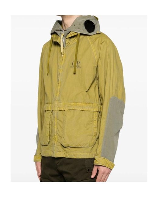 C P Company Yellow Hood Jacket for men