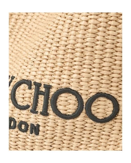 Jimmy Choo Natural Large Drawstring Tote Bag
