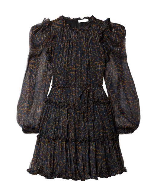 Ulla Johnson Black Long-Sleeved Dress