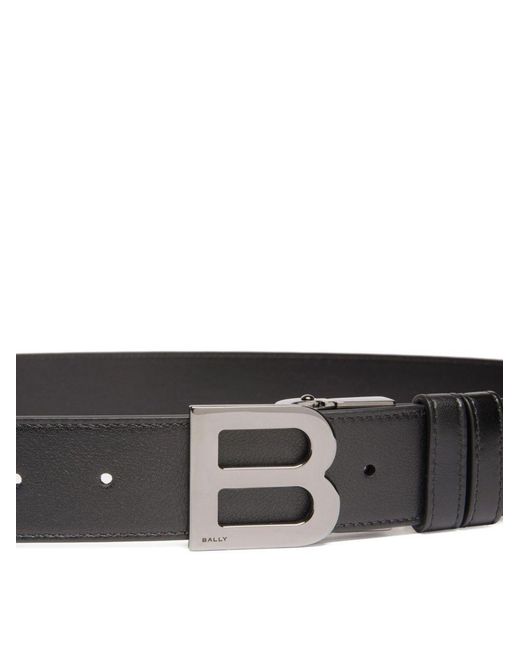 Bally White Buckle Belt for men