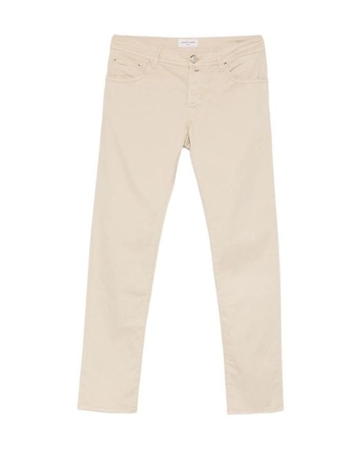 Jacob Cohen Natural Belt Loop Jeans for men