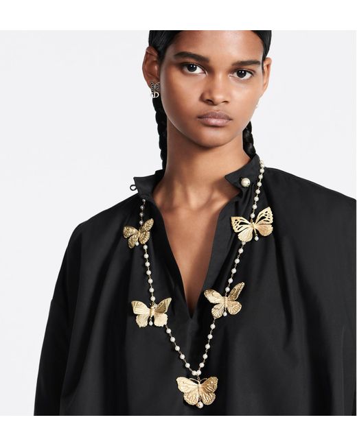 Dior White Métamorphose Long Necklace
