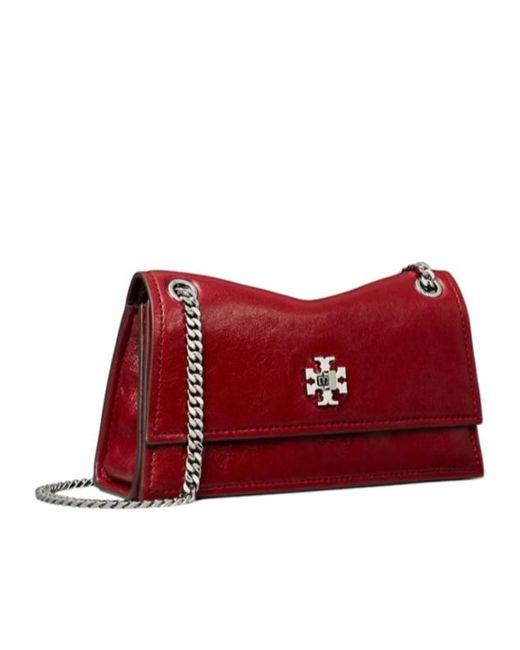 Tory Burch Red Kira Small Crossbody Bag