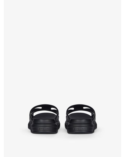 Givenchy Black Marshmallow Sandals for men