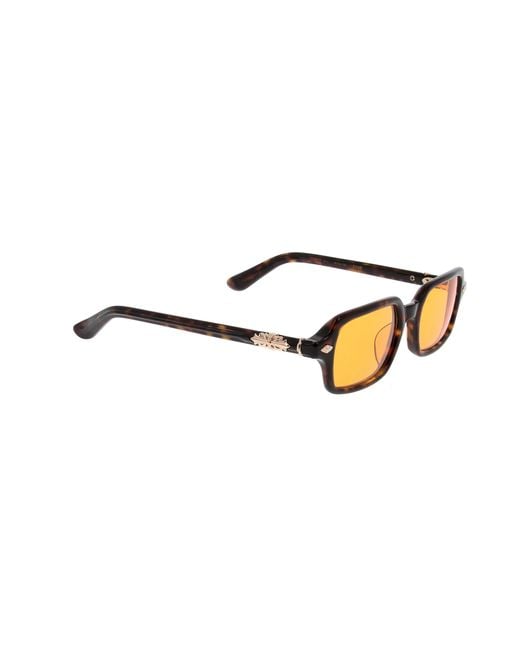 Chrome Hearts Yellow Full Frame Sunglasses for men