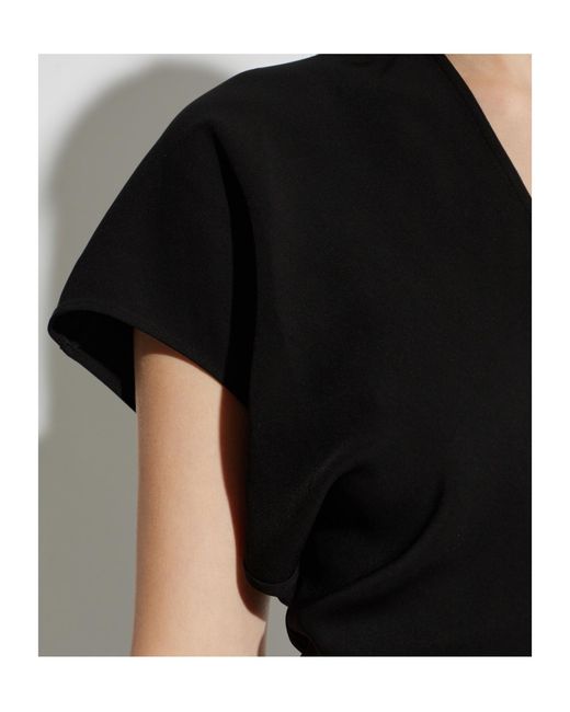 Anine Bing Black Zadig V-Neck Maxi Dress