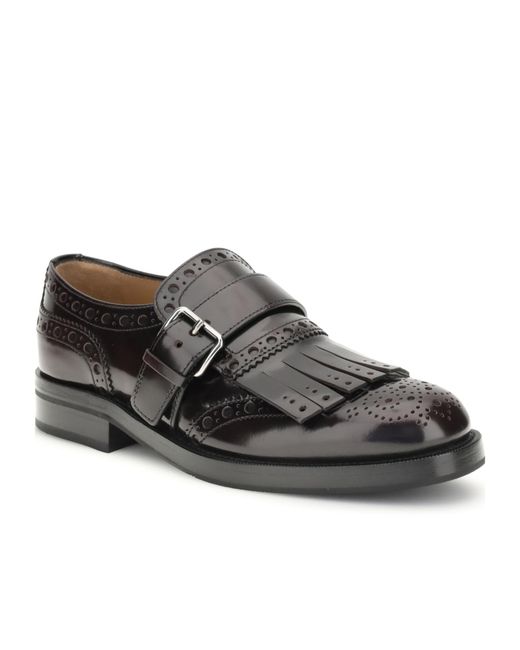 Church's Black Slip On Flat Shoes