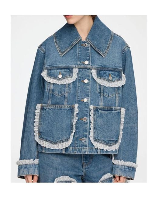 Ganni Blue Jacket